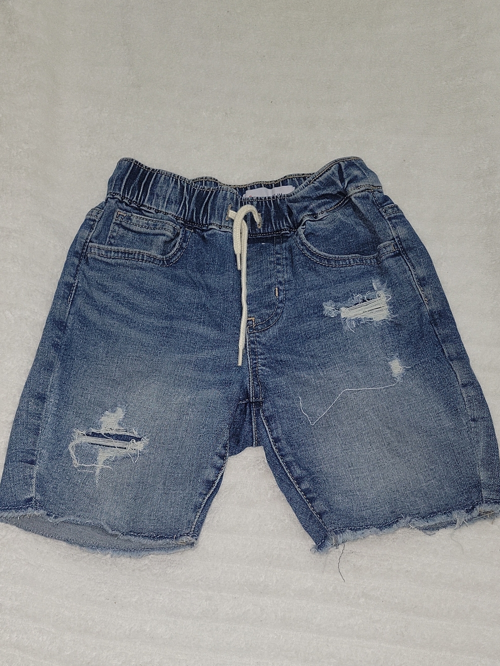 Old Navy Slim Drawstring Denim Shorts - Blue